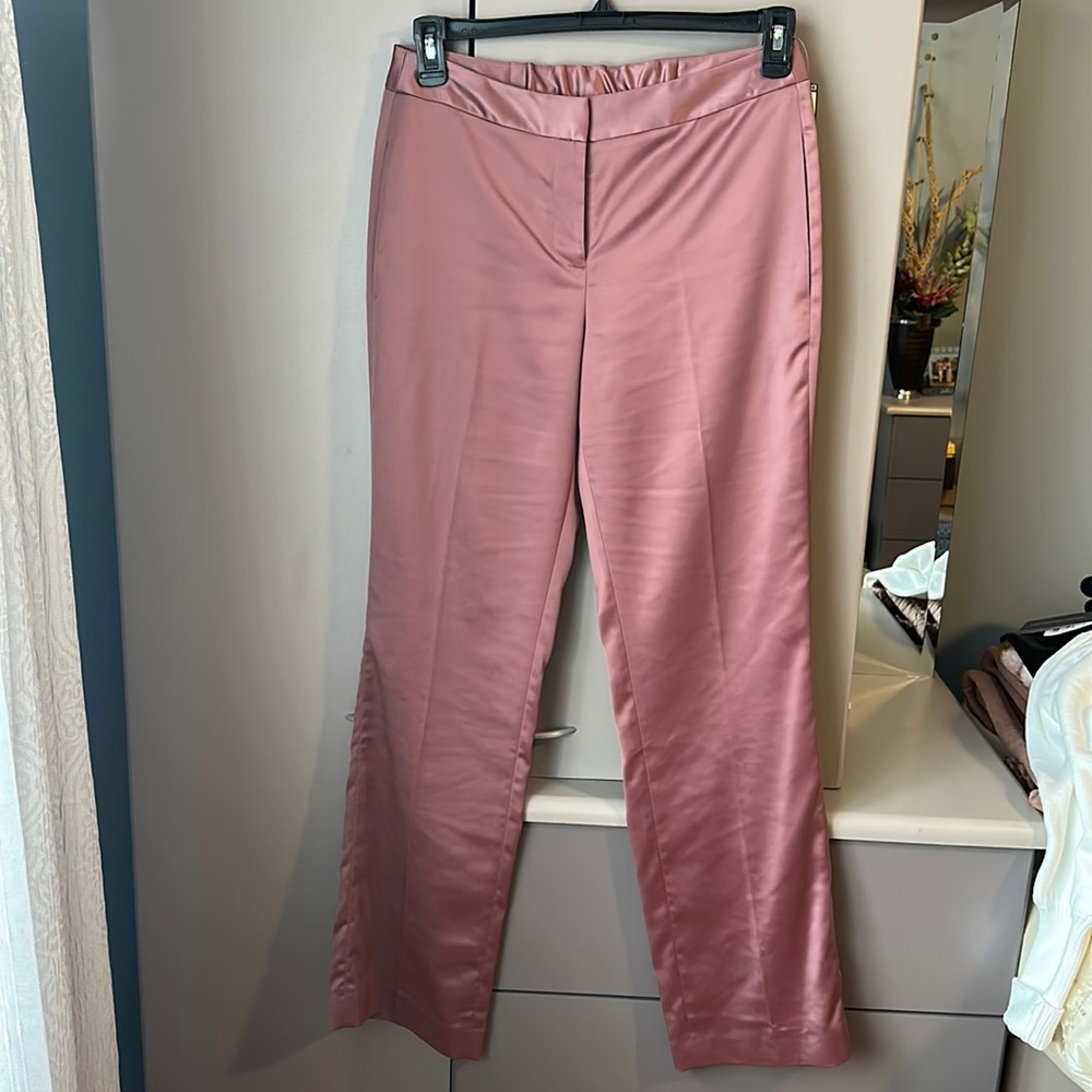 Beyond Rose Satin Pants